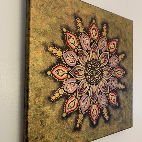 ⭐️NEW Original Hand Painted 12 x 12" Acrylic - Picture 7 of 11